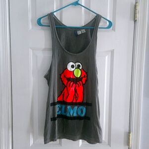 Sesame Street Elmo Tank Top - Gray